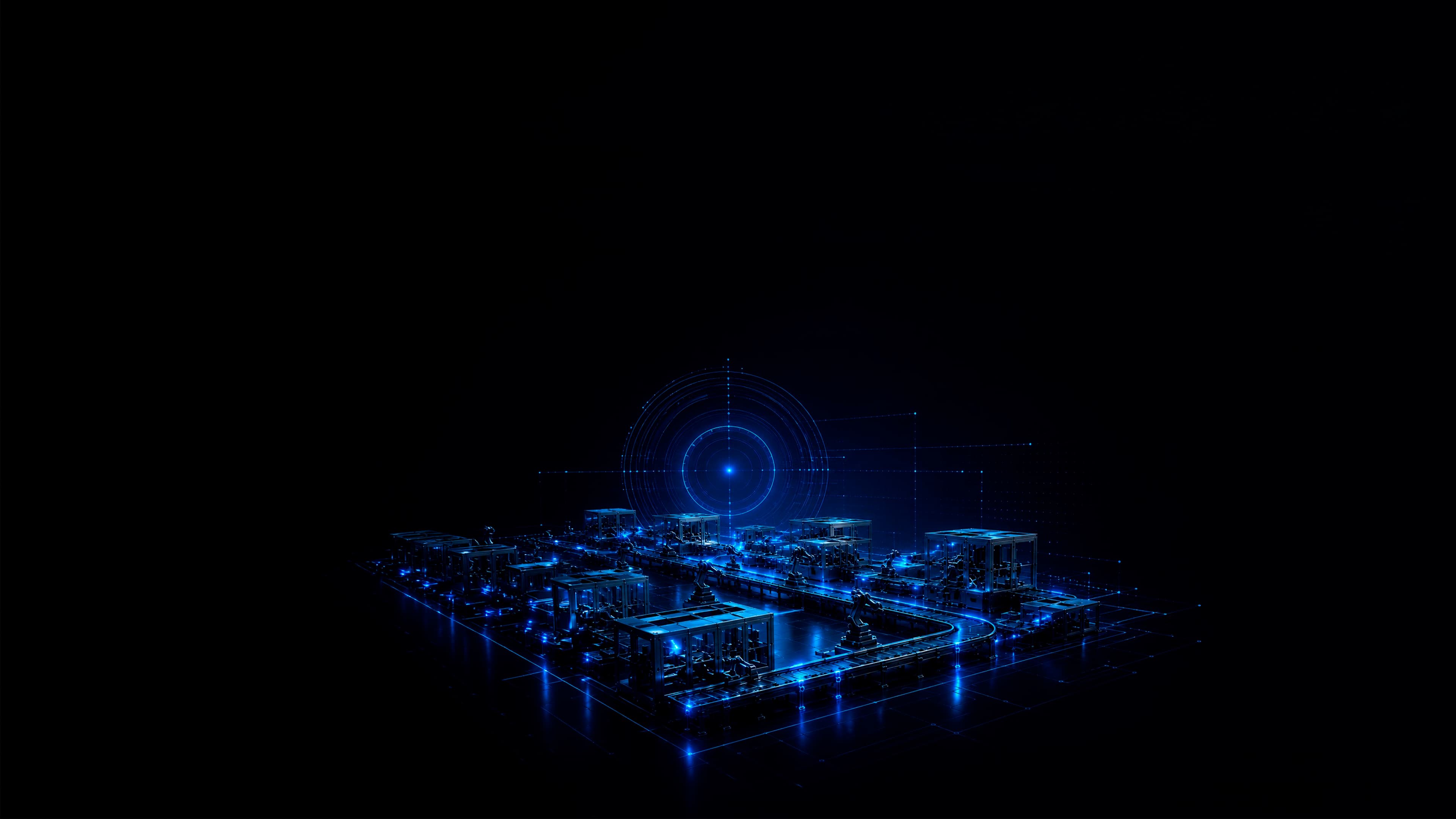 Sala de control con monitores mostrando el dashboard PlantMind